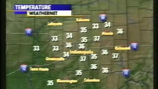 February 16, 2001 - 'As the World Turns' End Credits & Steve Bray Indianapolis Weather Update