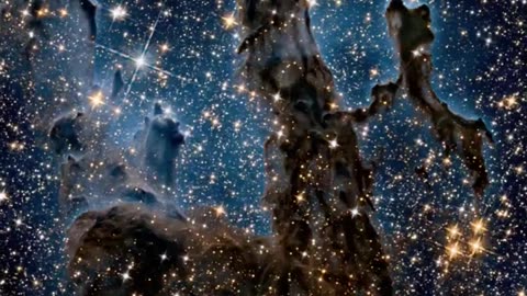 Hubble and Webb: The Pillars of Creation || Which of the blessings of your Lord will you deny?