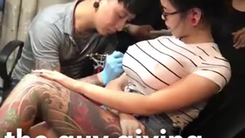 Tatto funny prank