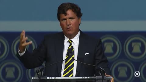 Tucker Carlson’s speech over the weekend was powerful. Too powerful apparently.