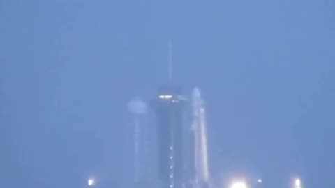 SpaceX Scraps Tonight's Launch as Lightning Hits Falcon Heavy Launch Pad