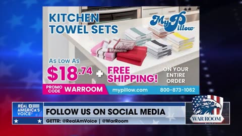 Get WarRoom Christmas Specials At mypillow.com/warroom