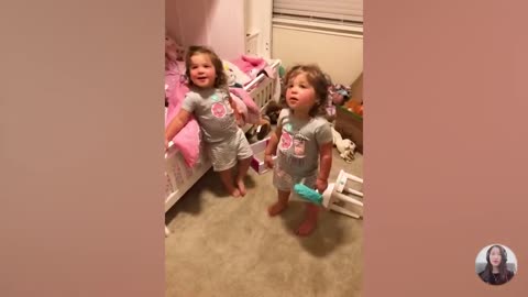 Try Not To Laugh_ Twins Babies Fighting Over Everything __ Funny Moment