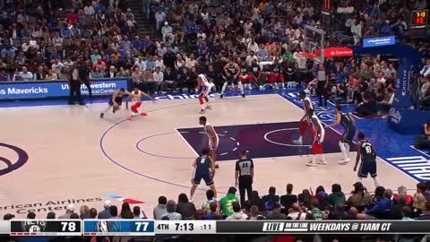 Luka Doncic DROPS Ben Simmons to the ground but blows a wide-open layup leading to Green hammer
