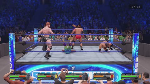 MATCH 34 MCINTYRE VS KROSS VS SHEAMUS VS WOODS VS KNIGHT WITH COMMENTARY