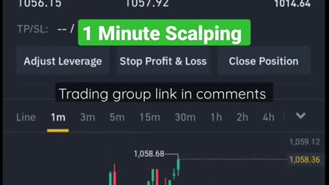 live scalping live profit/ binance future trading