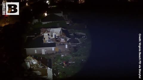 HORRIFIC AFTERMATH: Drone Footage Shows Devastation After Tornado Hits Virginia Beach