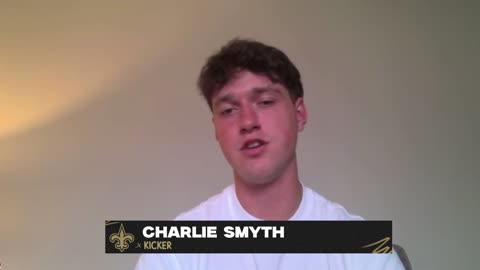 Charlie Smyth's 1st Interview | New Orleans Saints