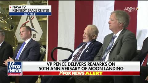 Pence delivers remarks on 50th anniversary of Apollo 11 moon landing. 7-20-19