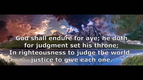 Psalm 9 Vs 7-12: Tune Stroudwater