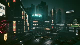 Cyberpunk 2077 - Live wallpaper- Traffic cam - Ultra Wide 4K Bladerunner #livewallpaper #bladerunner