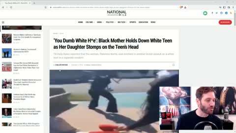 Black Mom Holds Down White Teen So Her Kid Can Stomp On Her Face