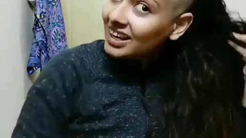 Actress shaves her head