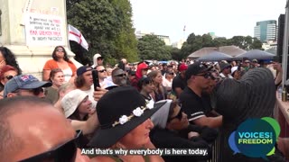 Peaceful Protest in Wellington - Rose speaks out