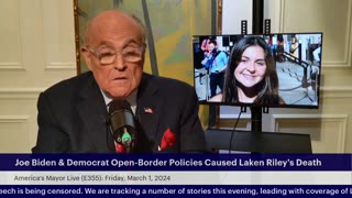 America's Mayor Live (E355): Joe Biden & Democrat Open-Border Policies Caused Laken Riley's Death