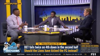 UNDISPUTED Jared Goff just blew the Lions’ season - Skip RIPS Detroit fails twice on 4th down