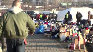 Refugee stood "all day and night" at Ukraine border