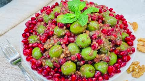 Amazing Salads | Cookery | Pomegranate Olive Salad | Easy and Delicious