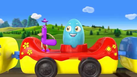 ABC Song with Toy Train - Alphabet Song for Kids