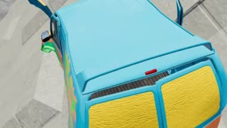 Jumping from a great height #3.6 #shorts #beamng #beamng_drive #beamng_drive_mods #beamng_crashes