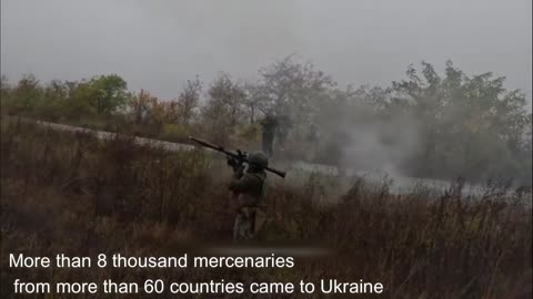 Romanian mercenaries are firing towards the Russian military.