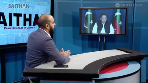 Chairman PTI Imran Khan's conversations in baithak with Tauseeq Aziz