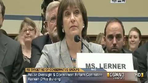 2013, Lerner -Waived Her Fifth Amend Right- By Giving Statement (1.20, )