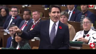 What Canadians hear when Justin Trudeau speaks, what a joke this loser is