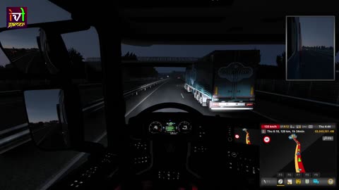 Brake Test SCANIA HIGHLINE TRUCK - ETS 2 1.45 - #ets2 #scania #scaniatrucks #braketest