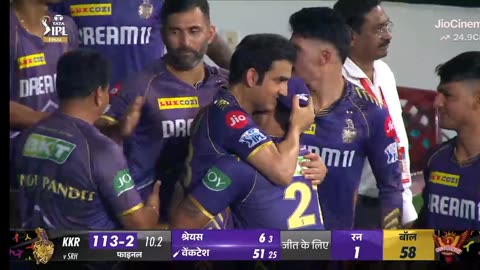 KKR won the final match of tata ipl