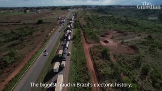 Brazil_ Bolsonaro supporters block roads in protest against election defeat