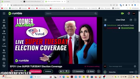 LOOMER UNLEASHED SUPER TUESDAY SIMULCAST