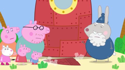 Peppa Pig's Space Holiday with Grampy Rabbit | Peppa Pig Official Family Kids Cartoon