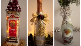 🌟Christmas Bottle Decoration Ideas | Easy Home Decorating Ideas 🎄 Christmas Crafts 2020 🎁Recycling