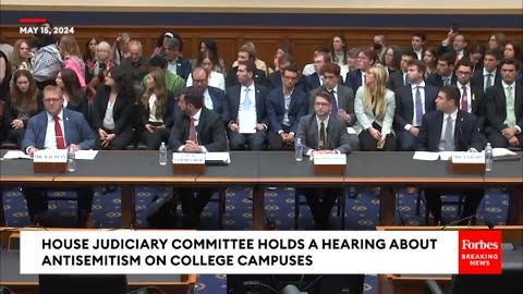 SHOCK MOMENT- Anti-Israel Protesters Disrupt House Judiciary Committee Hearing On Antisemitism