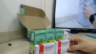 3x Beserol, 2x Ácido Mefenâmico, Avamys, 3x Dicloridrato de Levocetirizina