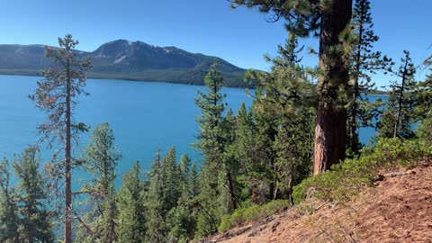 Central Oregon – Paulina Lake “Grand Loop” – Steepest Part of Trail – 4K