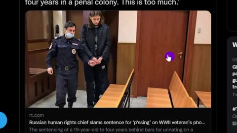 Antifa In Russia Gets Four Years For Urinating On A Historial Portrait
