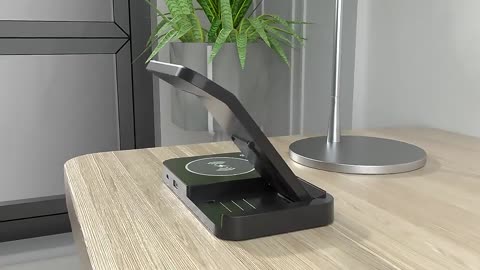 Folding Three-in-one Wireless Charging Stand
