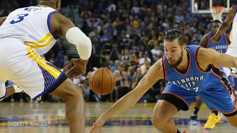 Russell Westbrook FLOPS to Draw Flagrant Foul, Zaza Pachulia Gives Him the Ivan Drago Death Stare