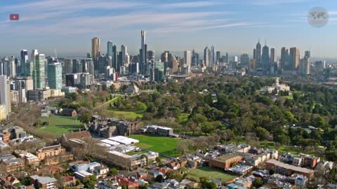 Melbourne City Cinematic Film by Drone [4K] 🇦🇺Melbourne Australia🇦🇺