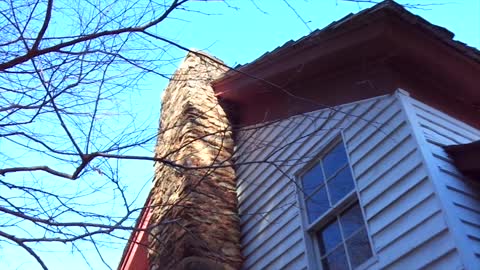 Cades Cove Farmhouse Chimney