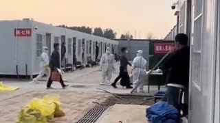 A quarantine camp in Shangqiu City October 30th, 2022