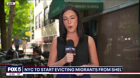 NYC to begin evicting migrants from shelters Live NOW Fox