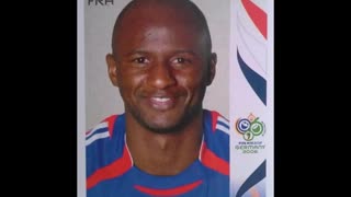 PANINI STICKERS FRANCE TEAM WORLD CUP 2006
