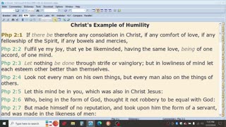 Philippians Chapter 2, Verses 1-12