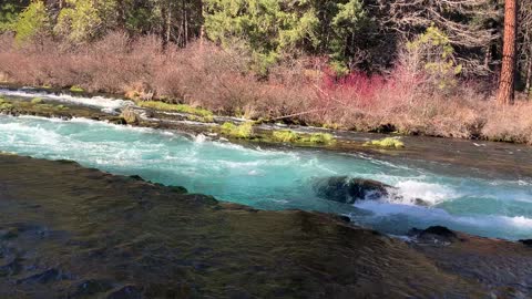 Mineral Aquamarine Roaring Metolius River – Central Oregon