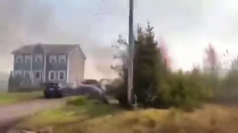 Apocalyptic scenes in Nova Scotia.