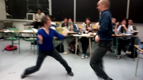 Teacher fights Student! EpiC BATTLE!