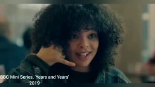 Predictive programming in BBC tel-a-vision mini series 'Years & Years' 2019 about Built-In Phones